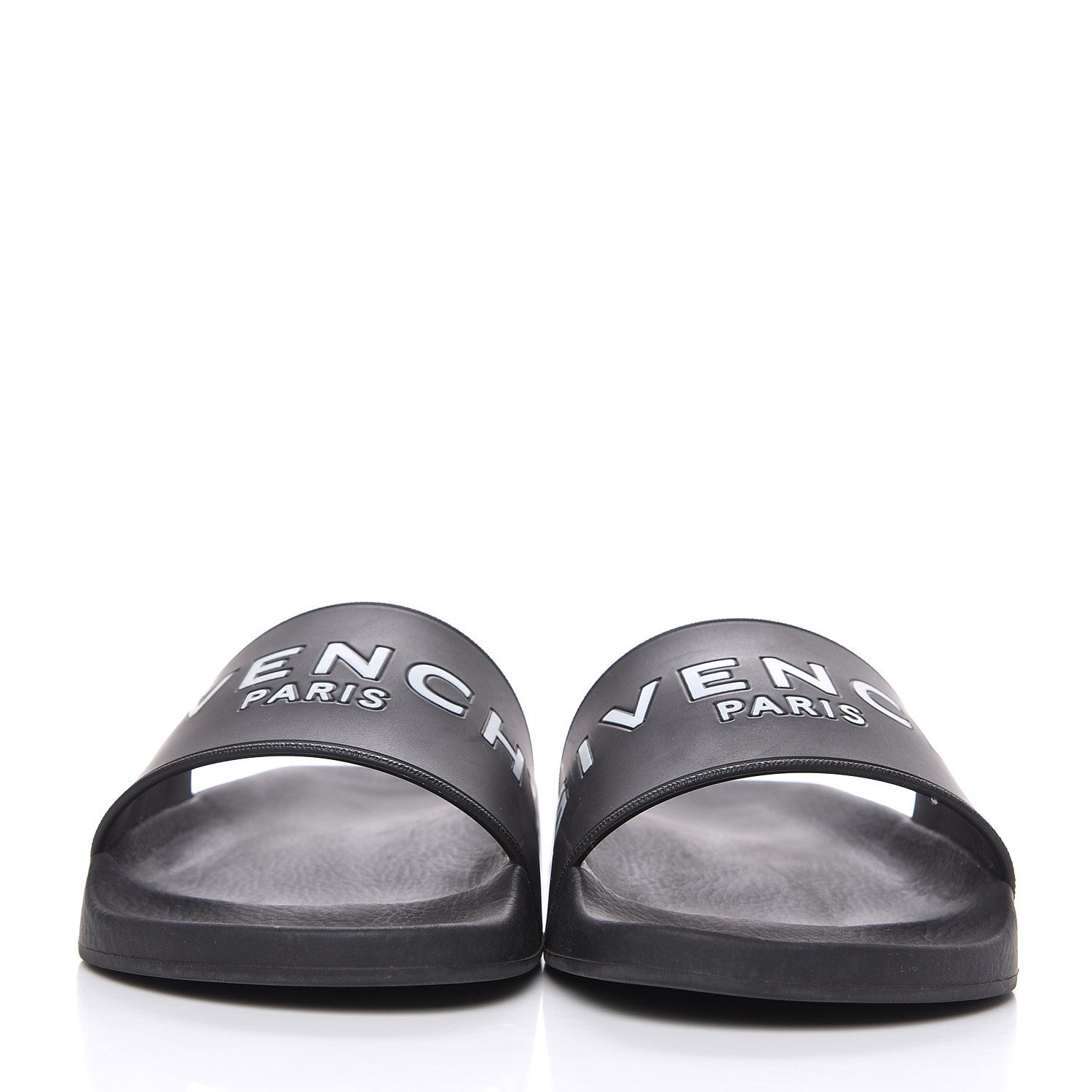 Givenchy Rubber Logo Womens Pool Slide Sandals 36 Black 2 of 9