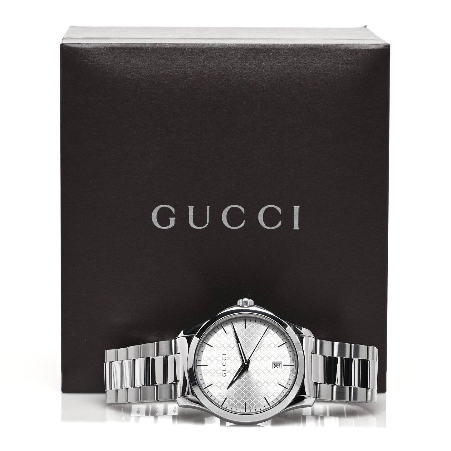 Stainless Steel 38mm G-Timeless Diamante Quartz Watch