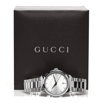 Gucci Stainless Steel 38mm G-Timeless Diamante Quartz Watch 5 of 5