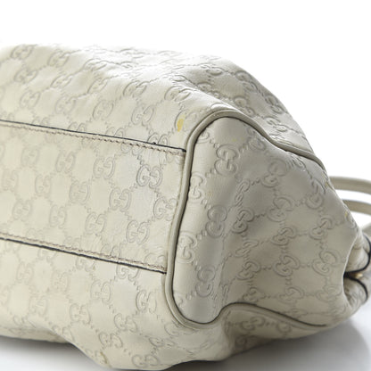 Gucci Guccissima Medium Sukey Tote Mystic White 7 of 10