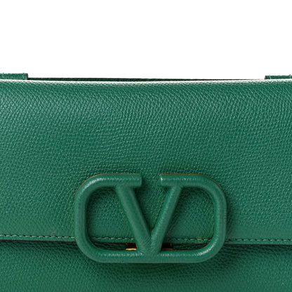 Valentino Garavani Grainy Calfskin VSling Belt Bag English Green 7 of 11