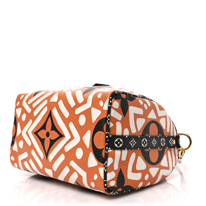 Louis Vuitton Monogram Giant Crafty Speedy Bandouliere 25 Creme Caramel 7 of 9