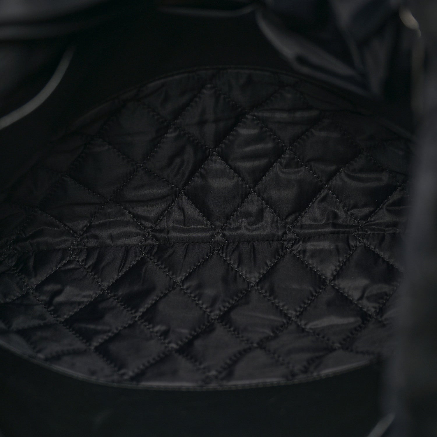 Chanel Shearling Lambskin CC Backpack Black 5 of 11