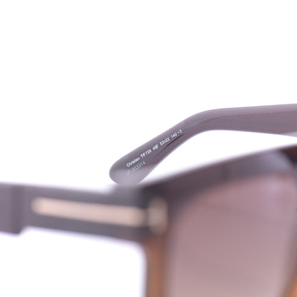 Tom Ford Christian Sunglasses TF729 Dark Brown 6 of 8