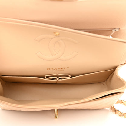 Chanel Caviar Quilted Medium Double Flap Light Beige 5 of 11