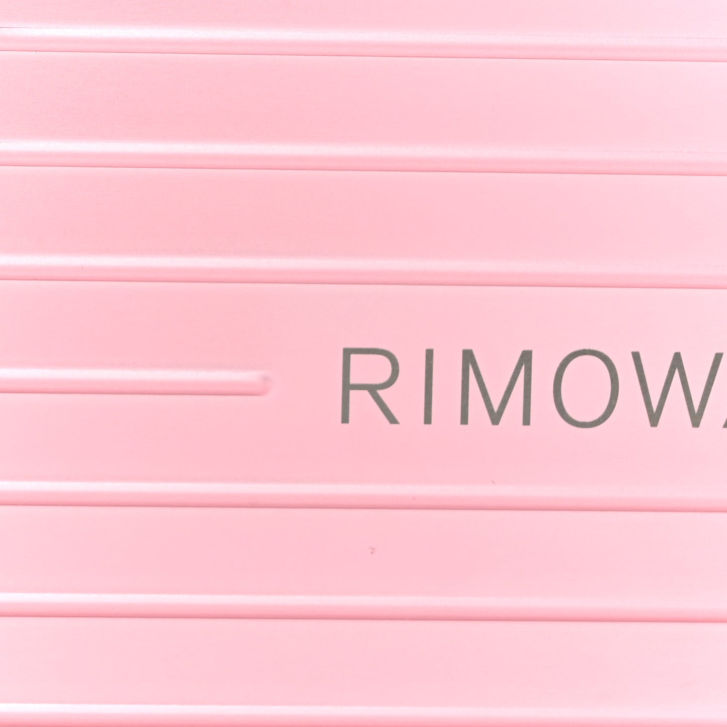 X RIMOWA Aluminum Personal Clutch On Strap Rose