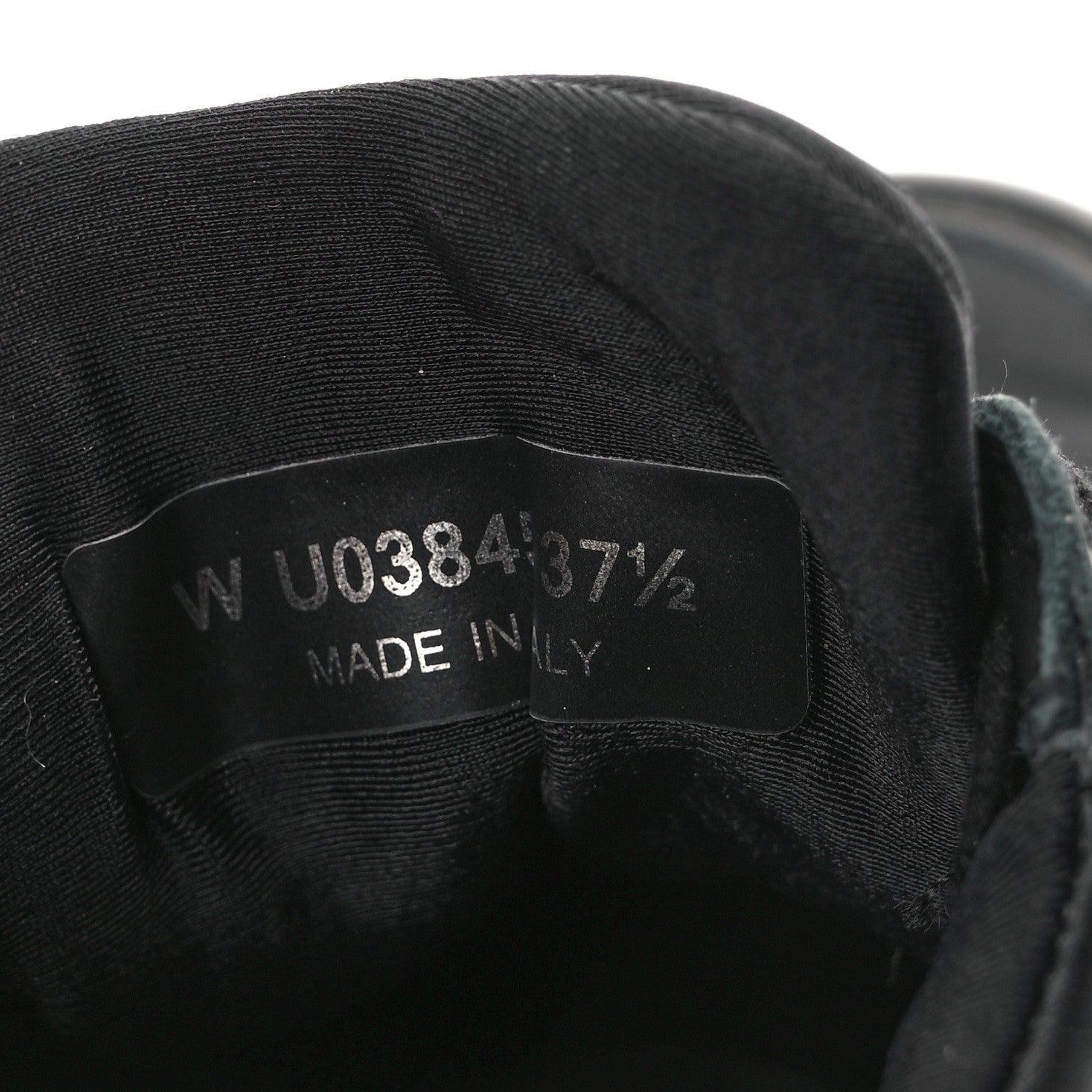 Chanel Lambskin Fabric CC Uniform Sneakers 37.5 Black 8 of 8