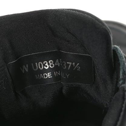 Chanel Lambskin Fabric CC Uniform Sneakers 37.5 Black 8 of 8