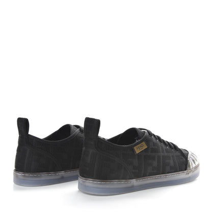 Fendi Corda FF Promenade Low Top Sneakers 41 Black 4 of 10