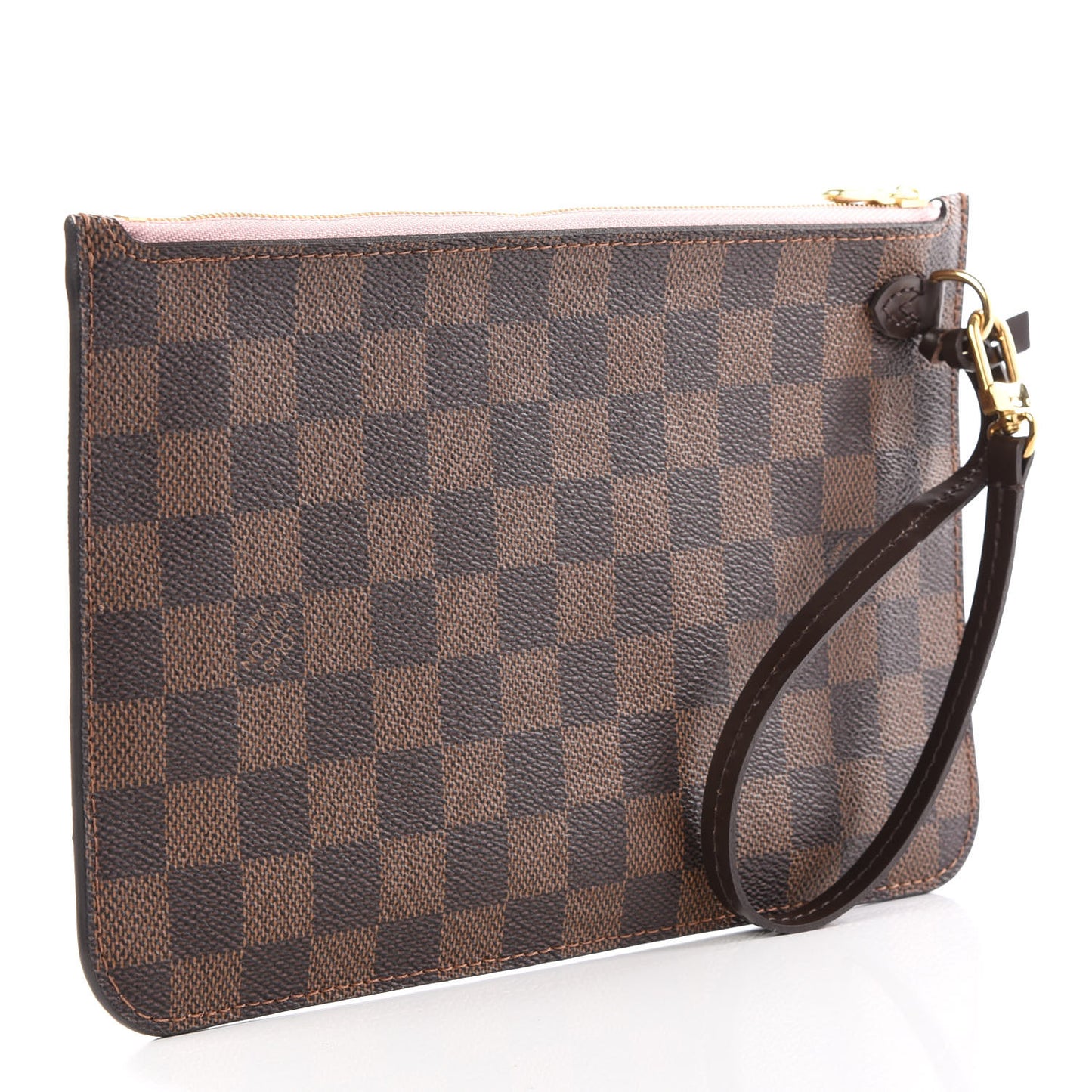 Damier Ebene Neverfull MM GM Pochette Rose Ballerine