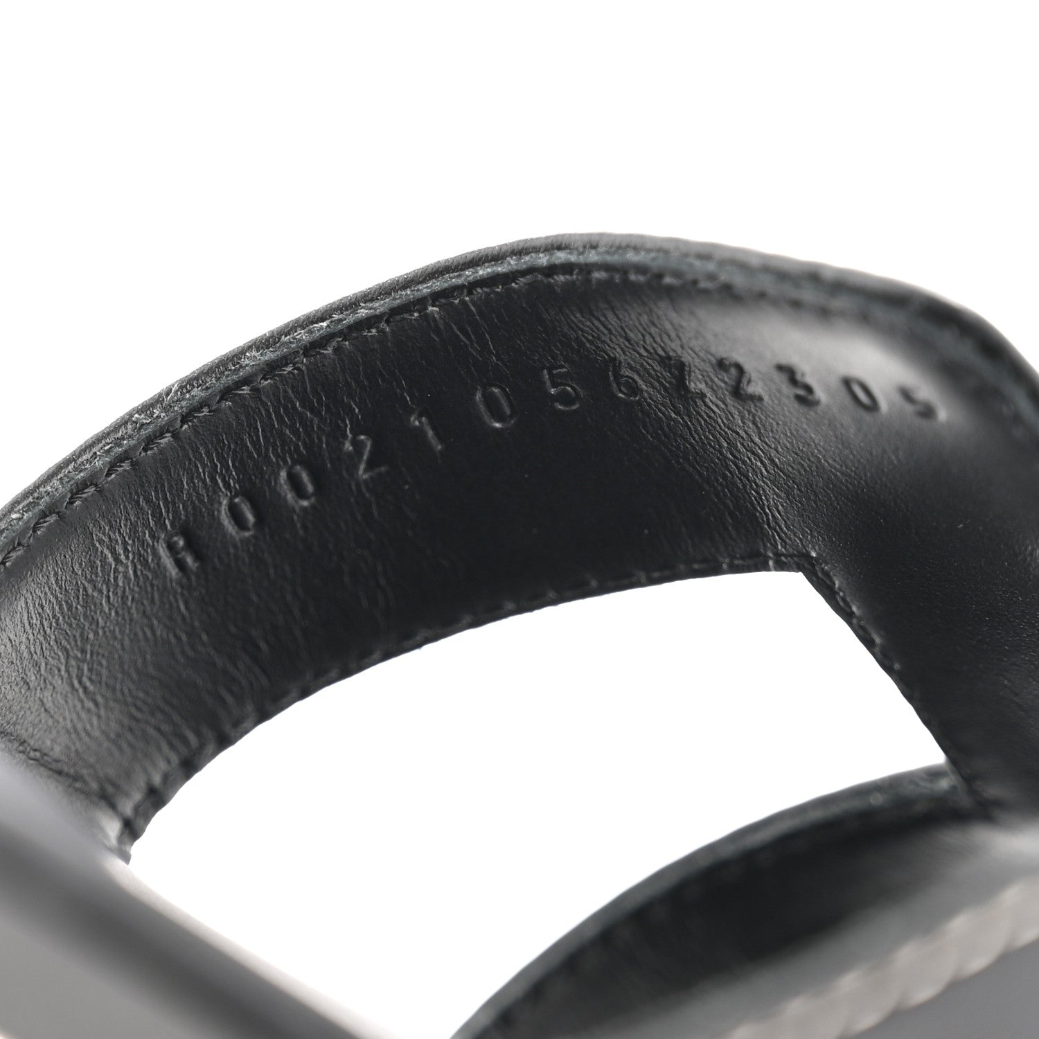Hermes Box Calfskin Oran Sandals 37.5 Black 18 of 22