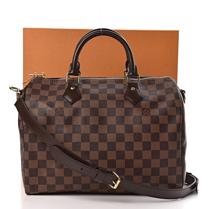 Louis Vuitton Damier Ebene Speedy Bandouliere 30 11 of 11