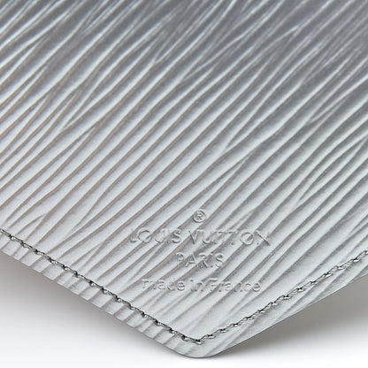Louis Vuitton Metallic Epi Medium Kirigami Pochette Insert Silver 6 of 9