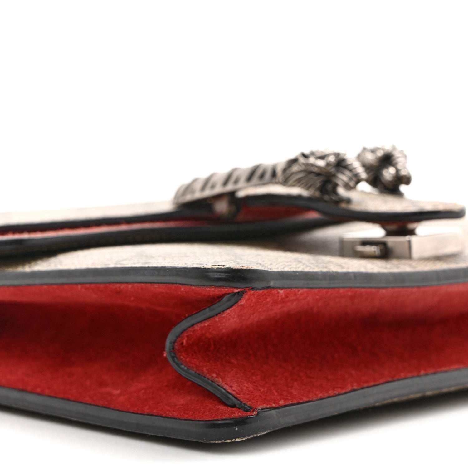 Gucci GG Supreme Monogram Mini Dionysus Shoulder Bag Red 9 of 13
