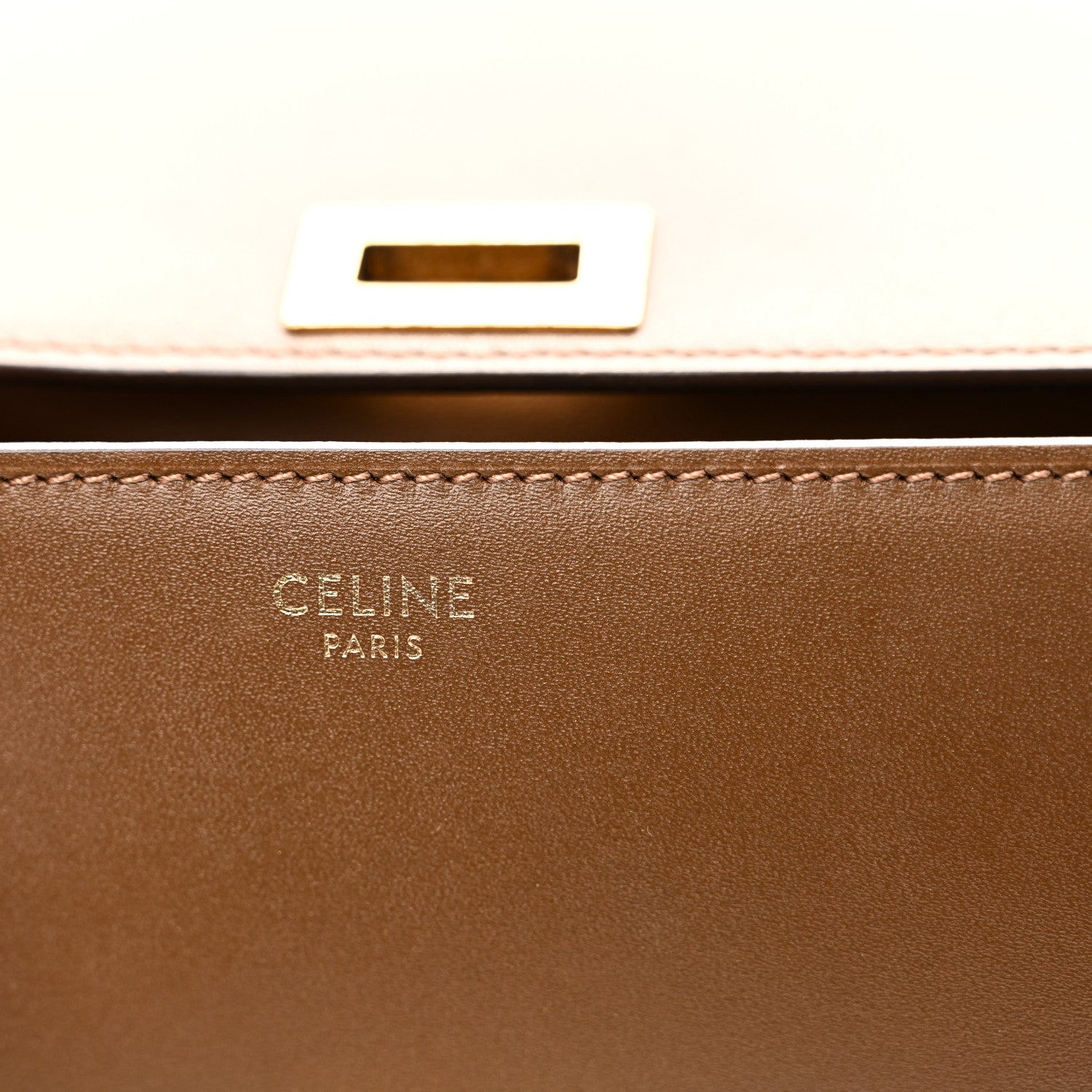 Celine Box Calfskin Medium Classic Box Flap Bag Camel 7 of 10