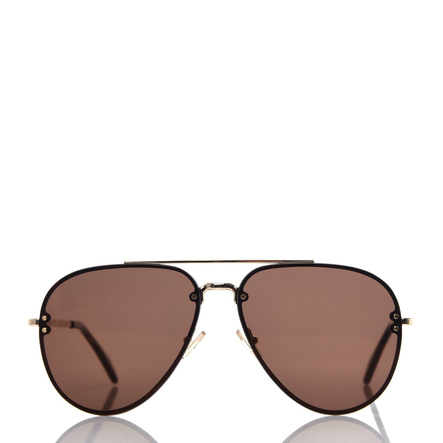 Hortensia Cat Eye Sunglasses Brown Glitter
