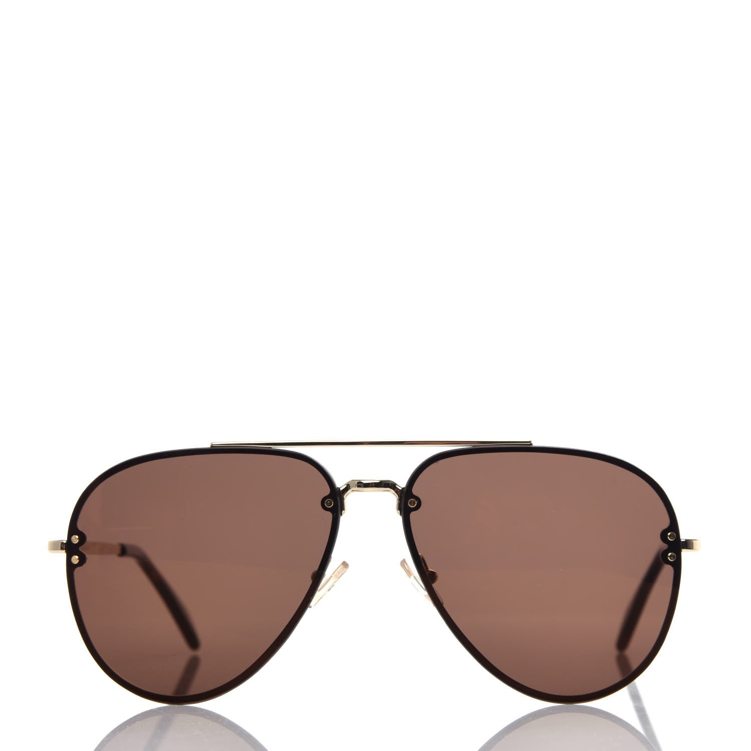 Louis Vuitton Hortensia Cat Eye Sunglasses Brown Glitter 4 of 10