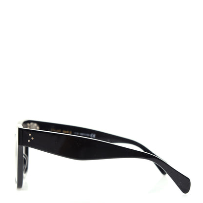 Celine Acetate Polarized Cat Eye Sunglasses CL4004IN Black 3 of 6