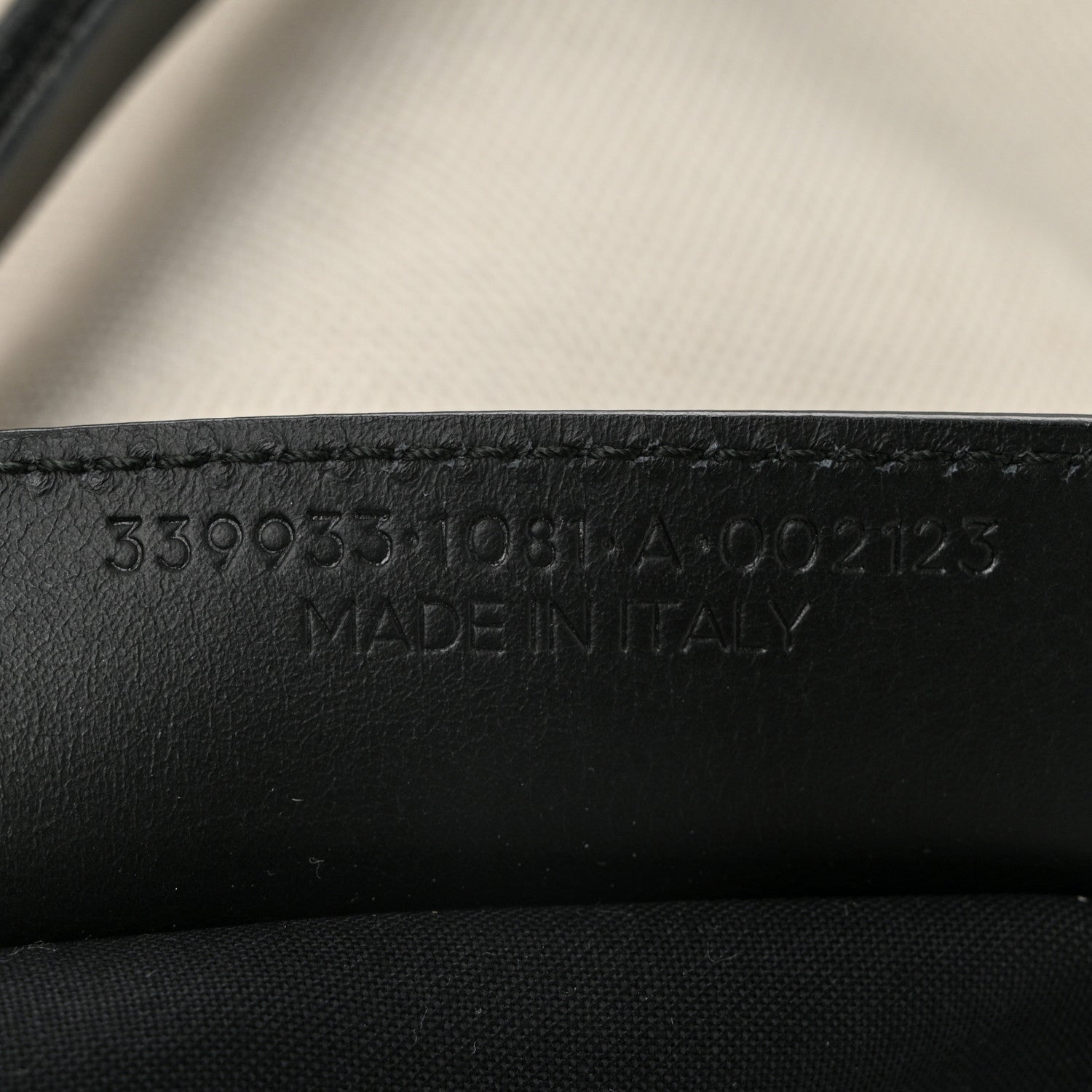 Balenciaga Cotton Canvas Satin Calfskin S Navy Cabas Natural Black 8 of 12