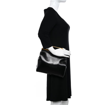 The Row Glossy Nappa Long Harper Black 2 of 14