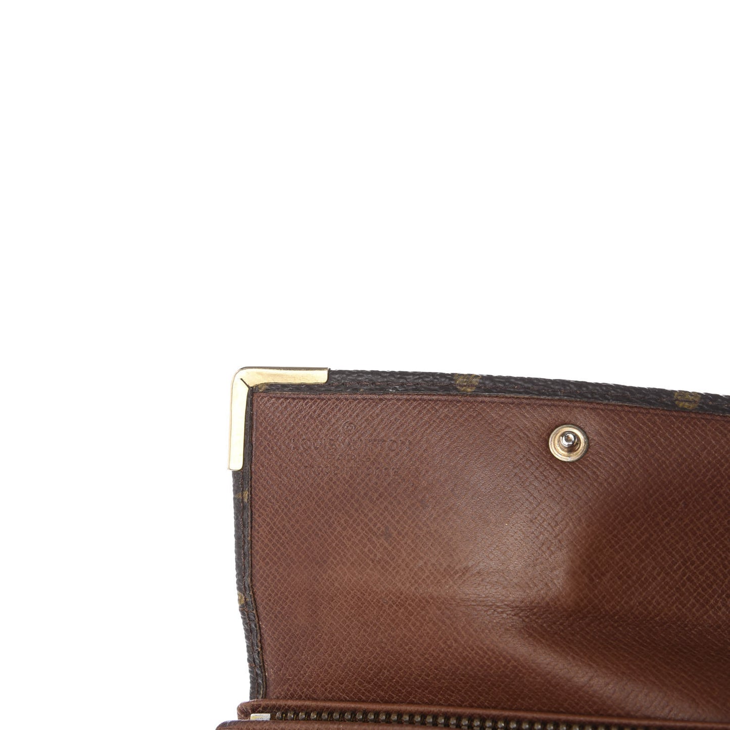 Monogram Flap Card Holder
