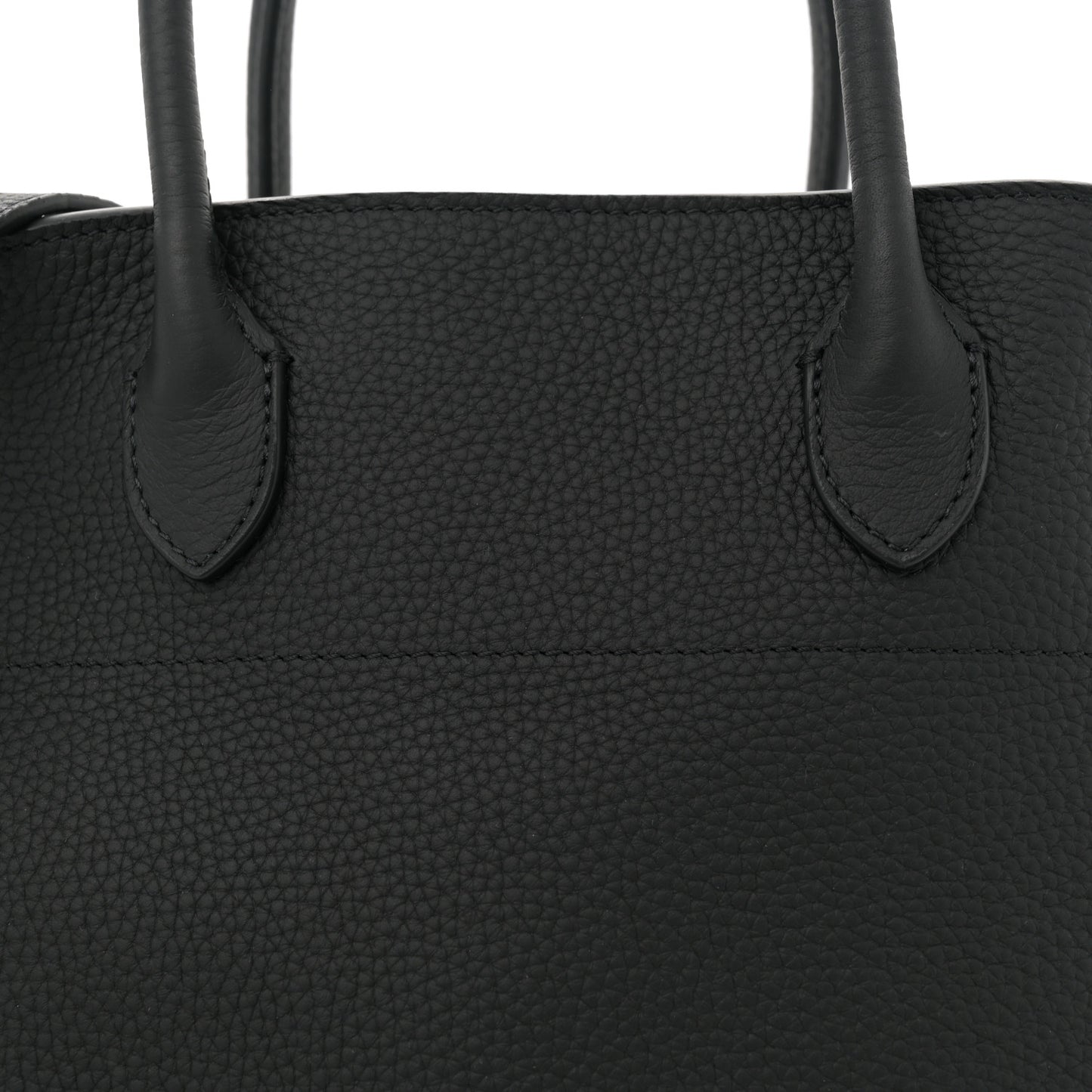 Matte Grained Calfskin Soft Margaux 12 Black