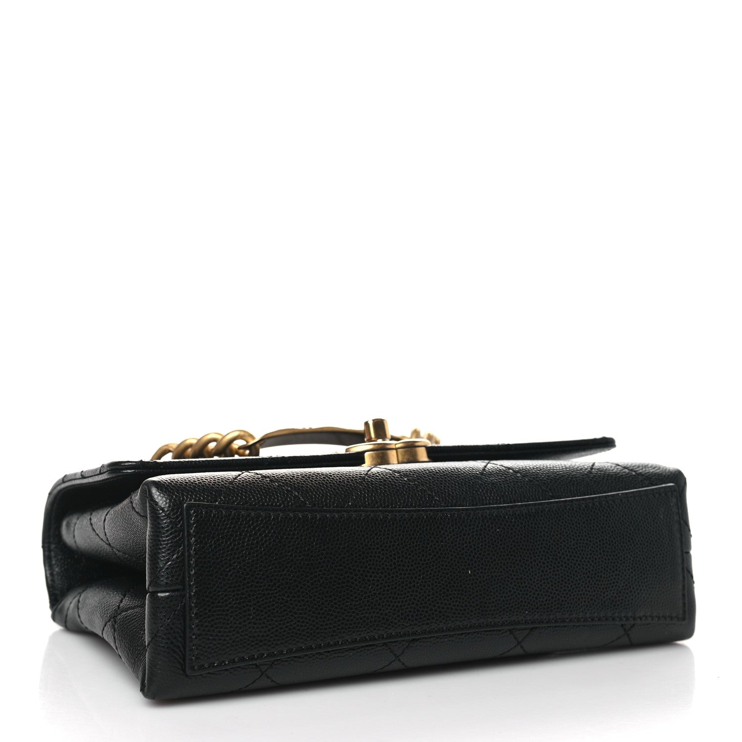 Chanel Caviar Quilted Mini Bracelet On Chain Flap Black 4 of 11