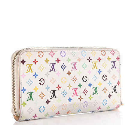 Louis Vuitton Monogram Multicolor Zippy Wallet White 3 of 10