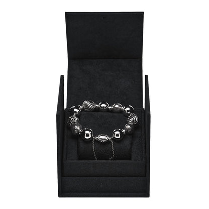 David Yurman Sterling Silver 14mm Elements Bead Bracelet 5 of 5