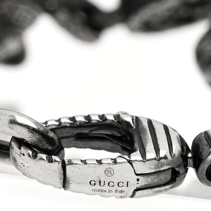 Gucci Sterling Silver Feline Tiger Head Bracelet 3 of 3