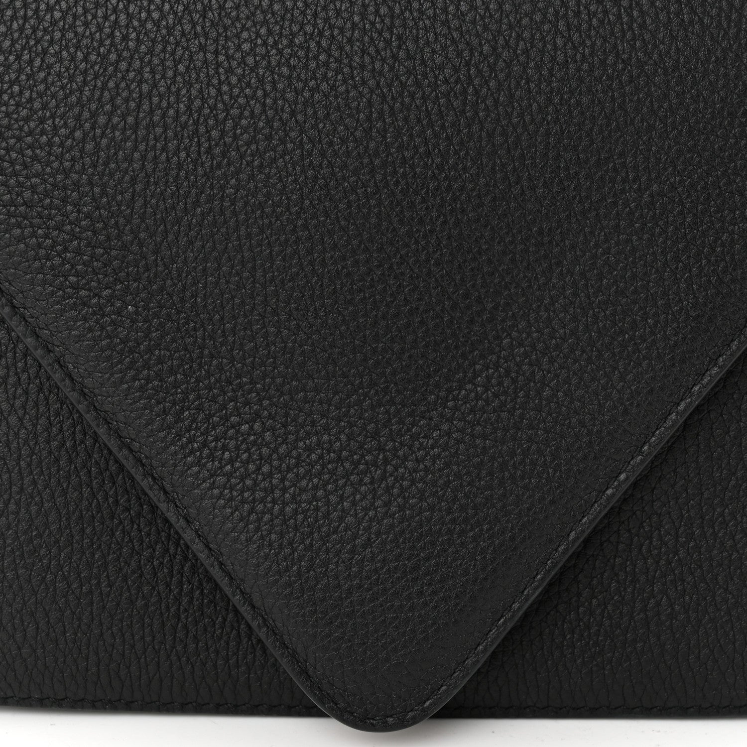 Bottega Veneta Calfskin Mount Envelope Bag Black 8 of 10