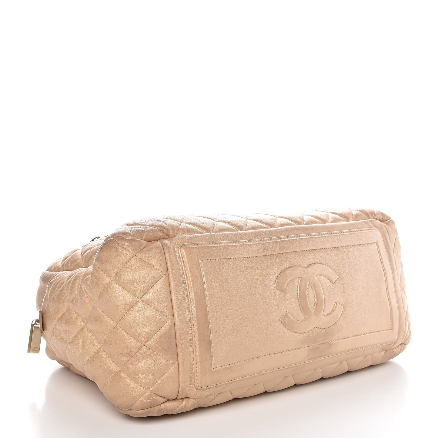 Lambskin Coco Cocoon Bowler Light Gold