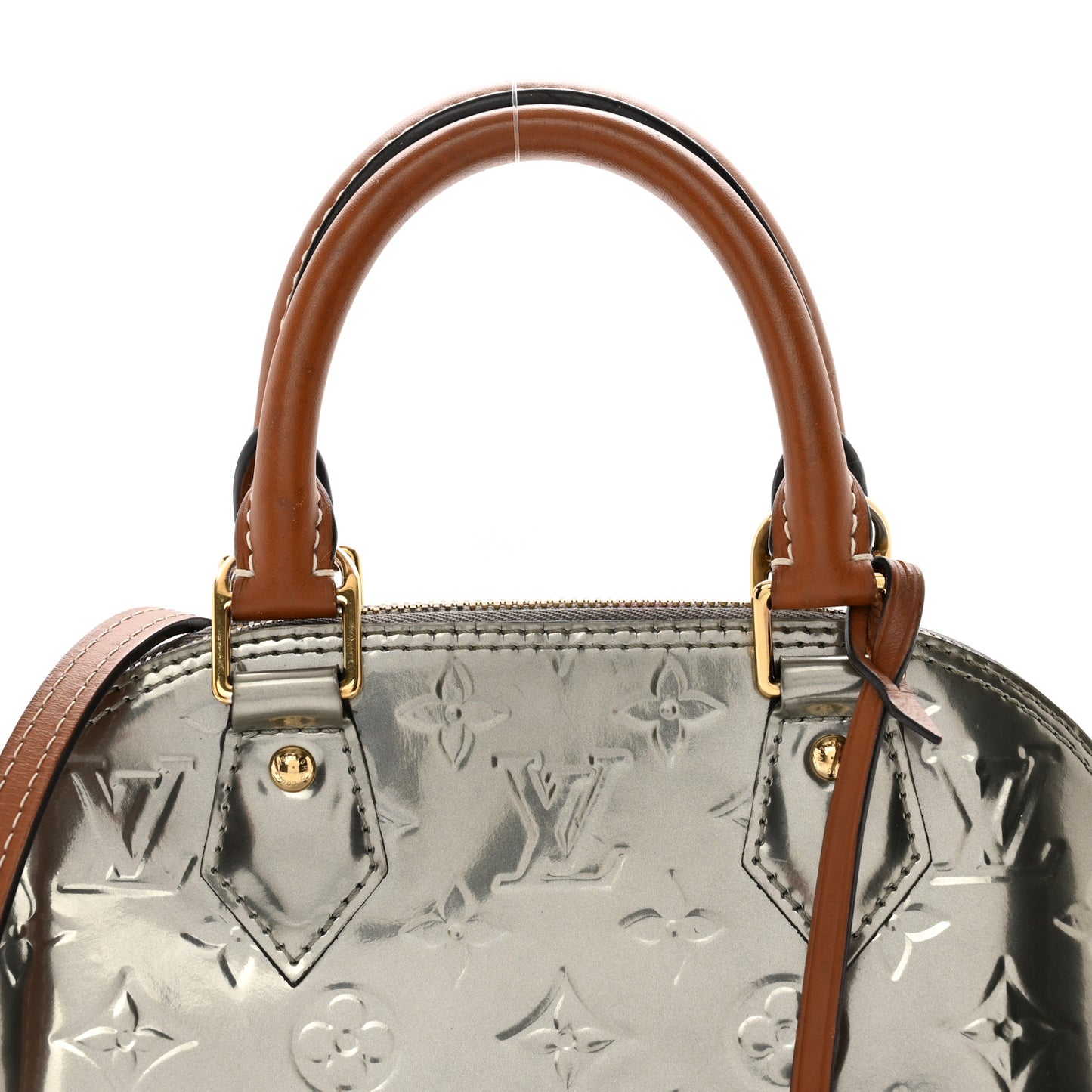 LOUIS VUITTON Vernis Alma BB Gris Metal