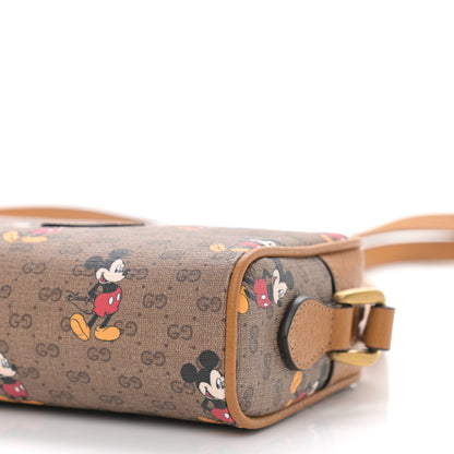 Gucci X DISNEY Mini Vintage GG Supreme Monogram Mickey Mouse Shoulder Bag Beige Vintage Sun Oil 10 of 11