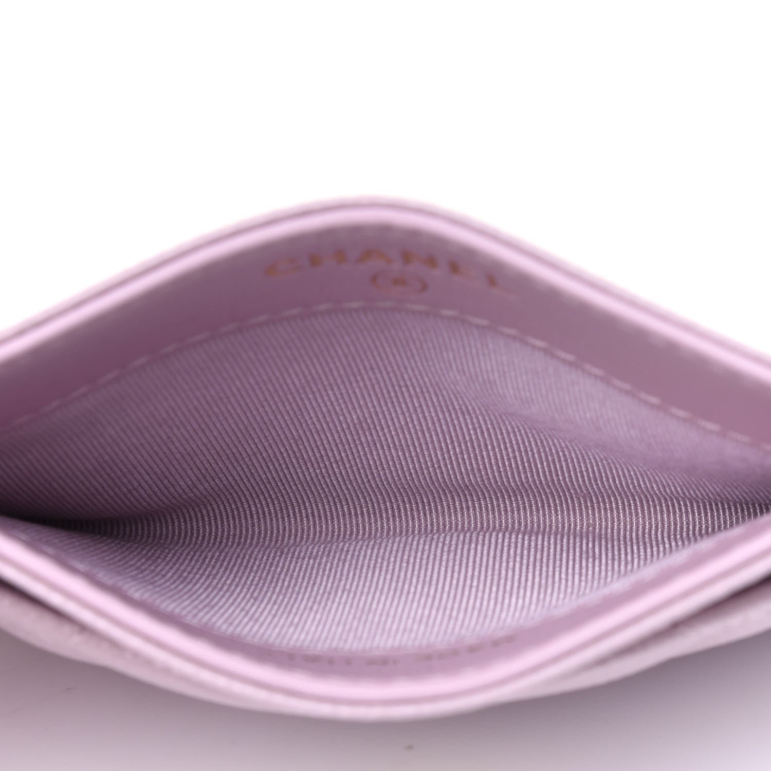 Chanel Caviar Quilted Card Holder Light Pink 3 of 4