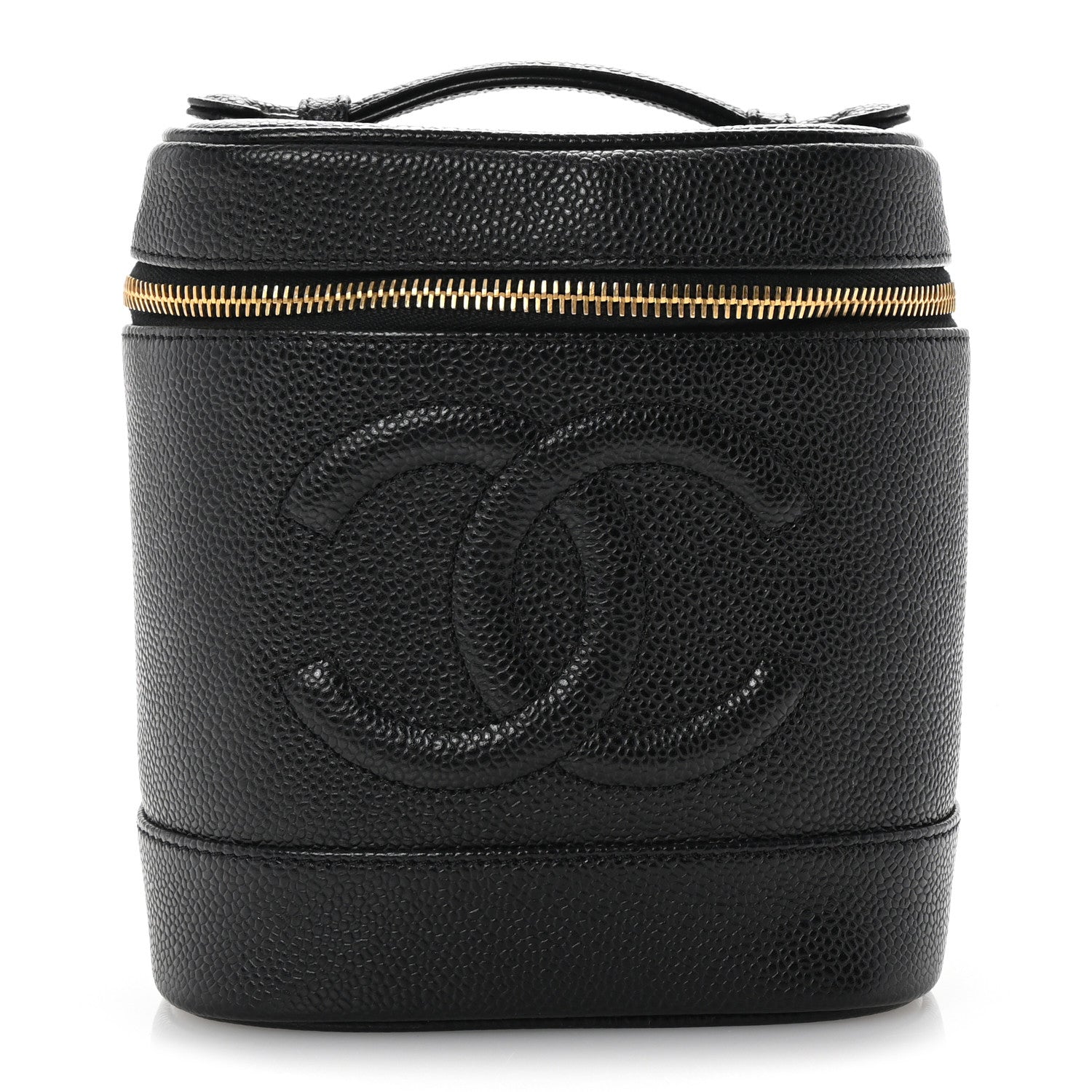 Chanel Caviar Vanity Cosmetic Case Black 1 of 8