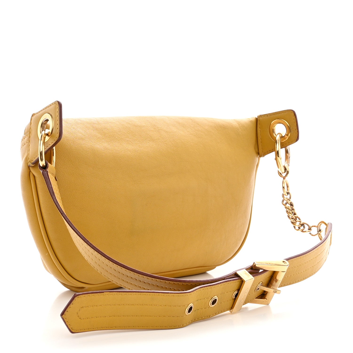 Givenchy Calfskin Whip Bum Bag Yellow Curry 3 of 17