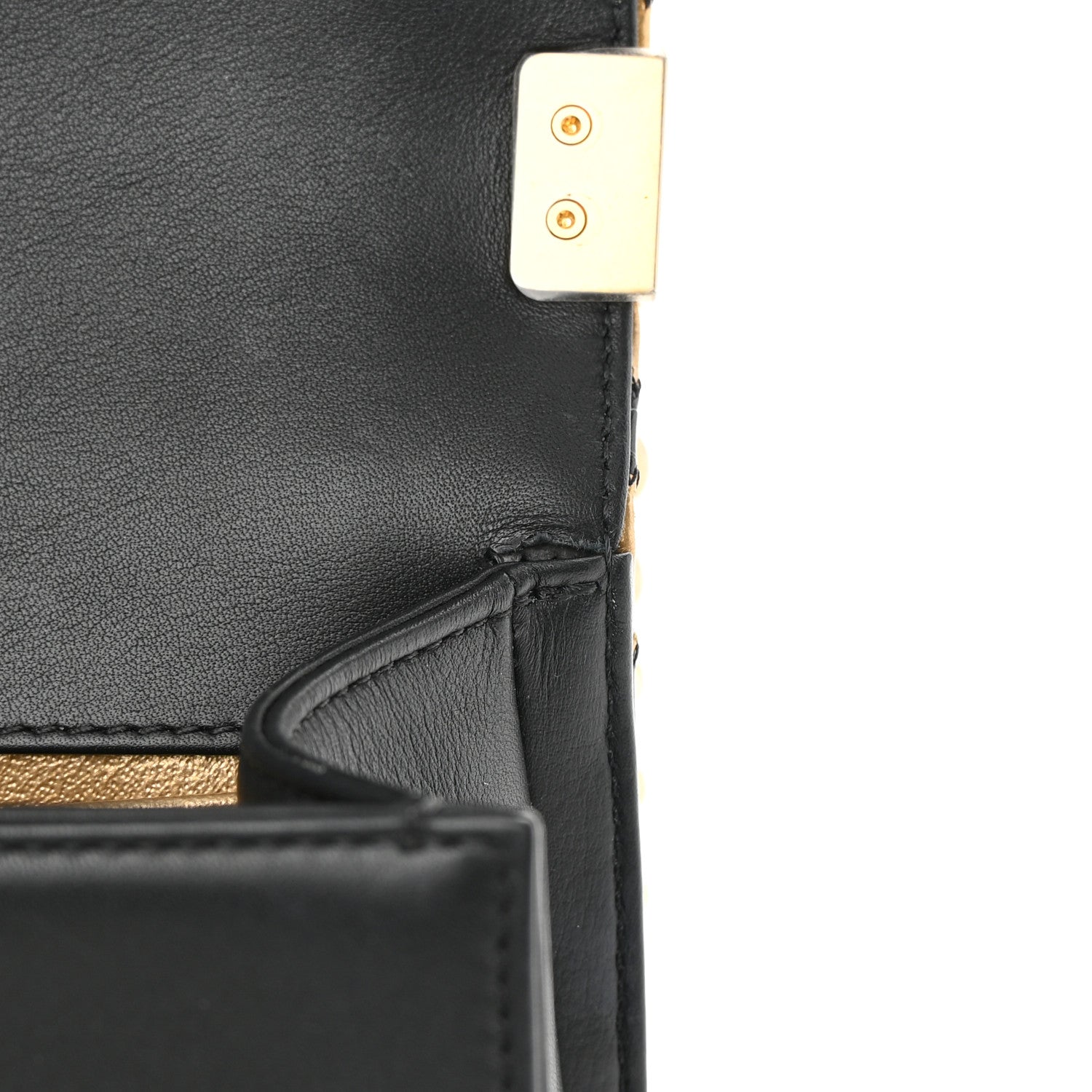 Chanel Crocodile Python Calfskin Embossed Medium Boy Flap Black Gold 15 of 17