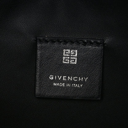 Givenchy Coated Canvas Logo 4G Embossed Small Moon Cut Out Shoulder Bag Ivory 5 of 8