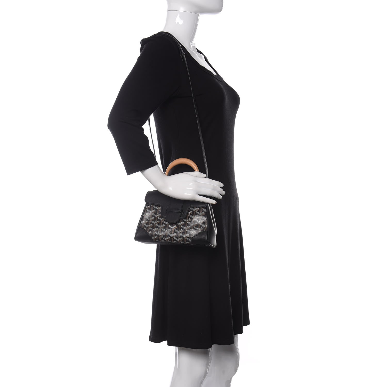 Goyard Goyardine Mini Saigon Black 2 of 10
