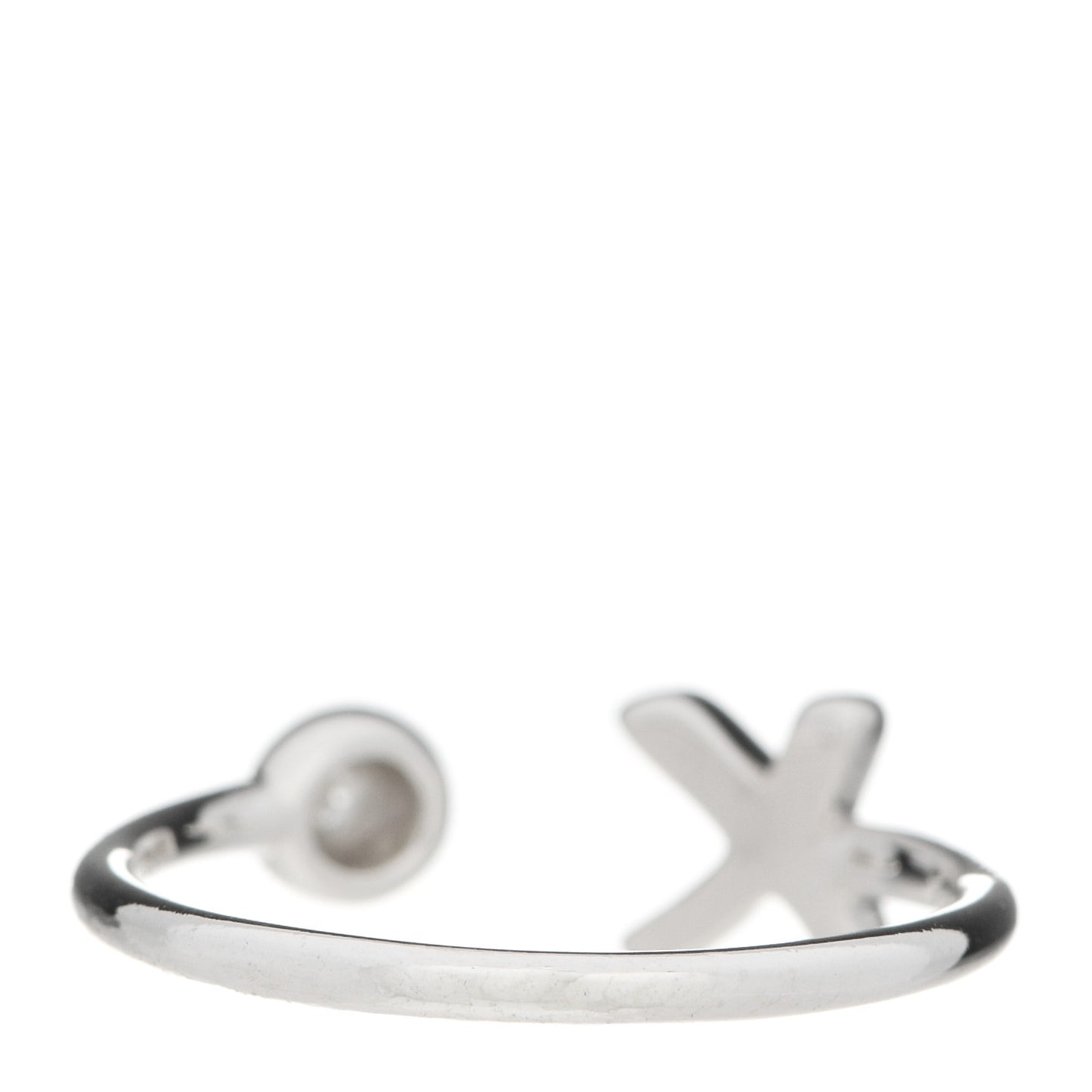 Sterling Silver Diamond Paloma Picasso Graffiti X Wire Ring 56 7.5