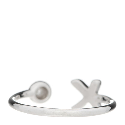 Tiffany Sterling Silver Diamond Paloma Picasso Graffiti X Wire Ring 56 7.5 3 of 5