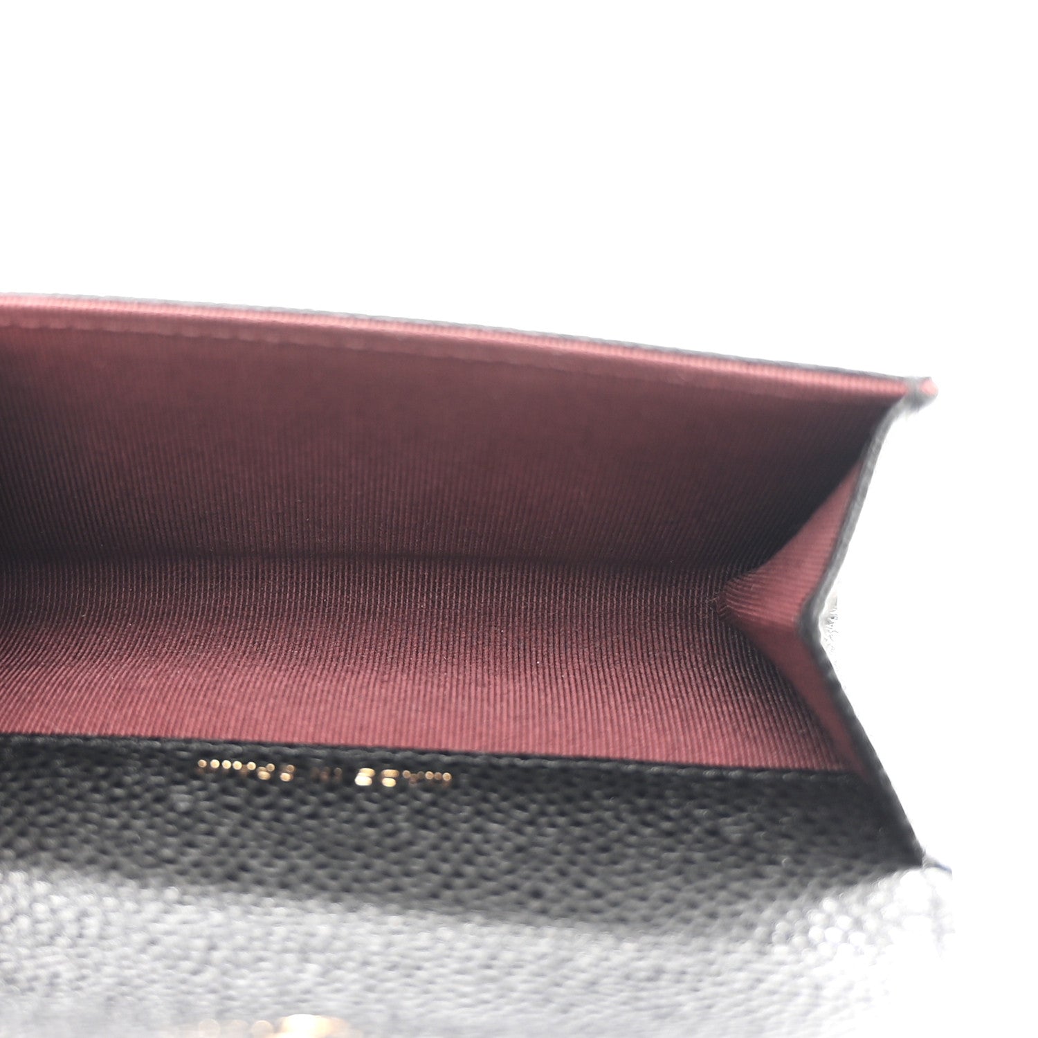 Chanel Caviar Quilted Flap Card Holder Wallet Black 5 of 9