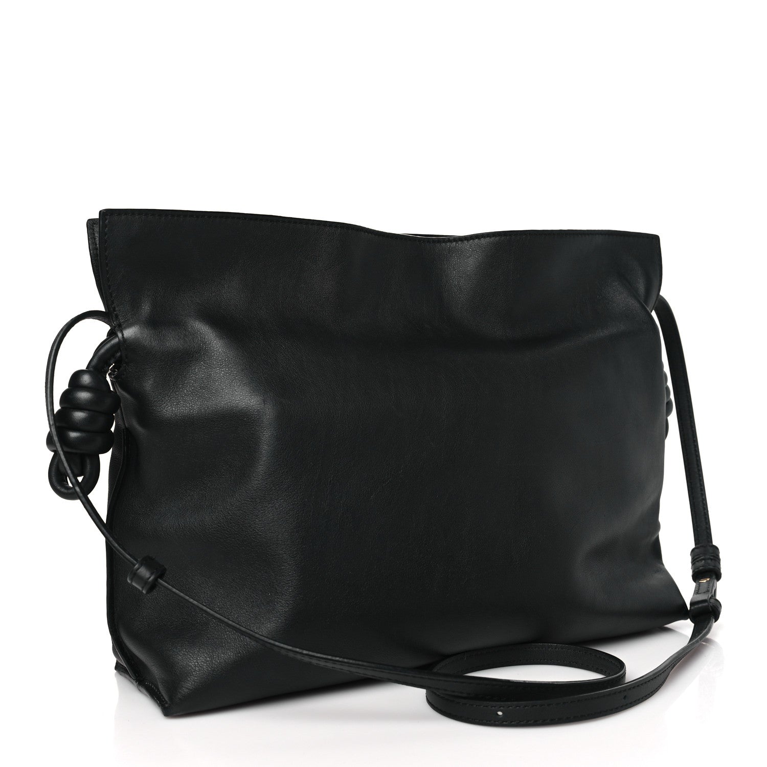 Loewe Nappa Flamenco Knot Clutch Black 3 of 12