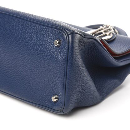 Christian Dior Bullcalf Medium Be Dior Flap Mineral Blue 11 of 12