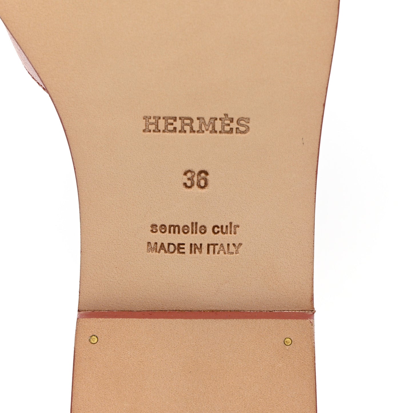 Chevre Oran Sandals 36 Rouge Blush