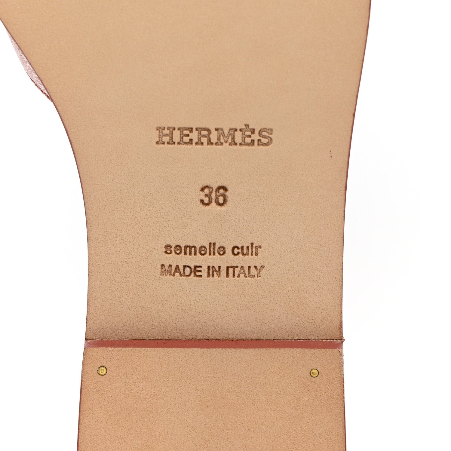 Hermes Chevre Oran Sandals 36 Rouge Blush 8 of 11