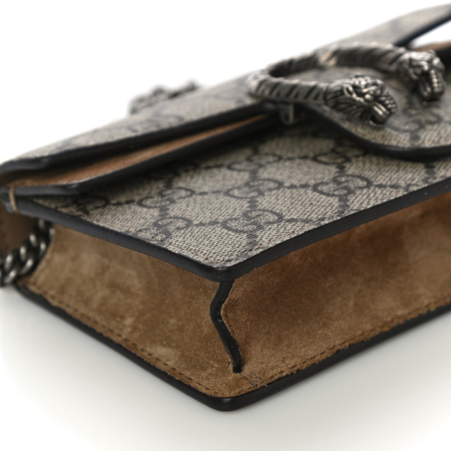 GG Supreme Monogram Super Mini Dionysus Shoulder Bag Taupe