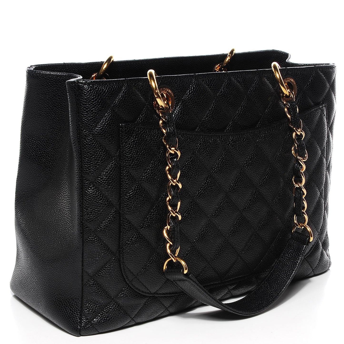 Caviar Grand Shopping Tote GST Black