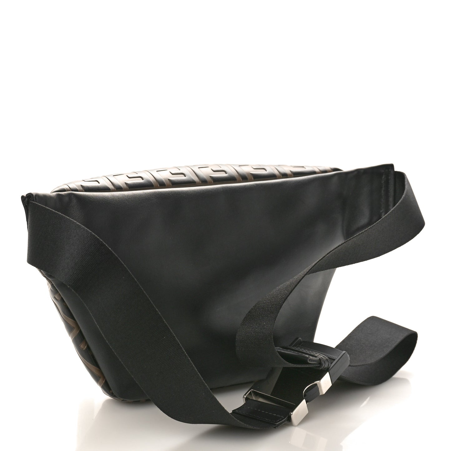 Vitello Century Bi-Color FF 1974 Embossed Belt Bag Maya Black